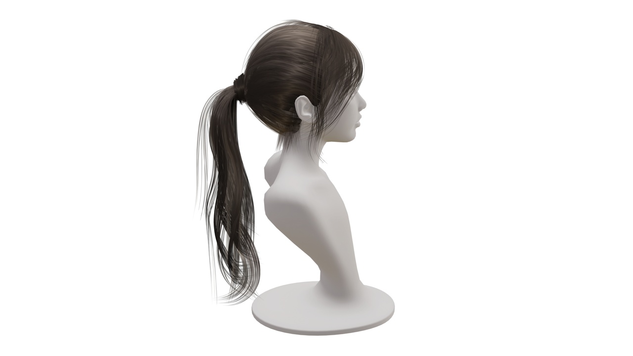 出品Realistic Woman low ponytail Hair Styleのメディア1