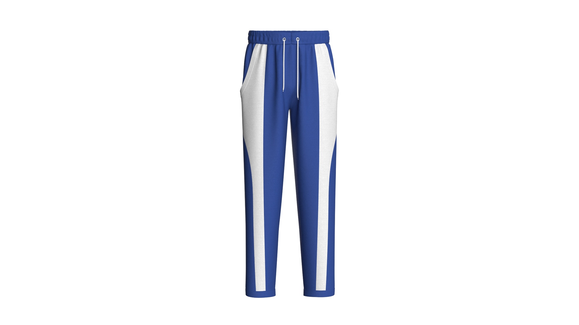 Media 1 for listing Men Royal Blue And White Pant | High Poly
