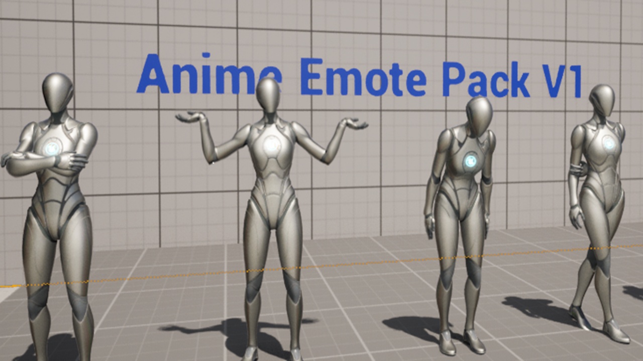 Media 1 for listing Anime Emote Pack V1