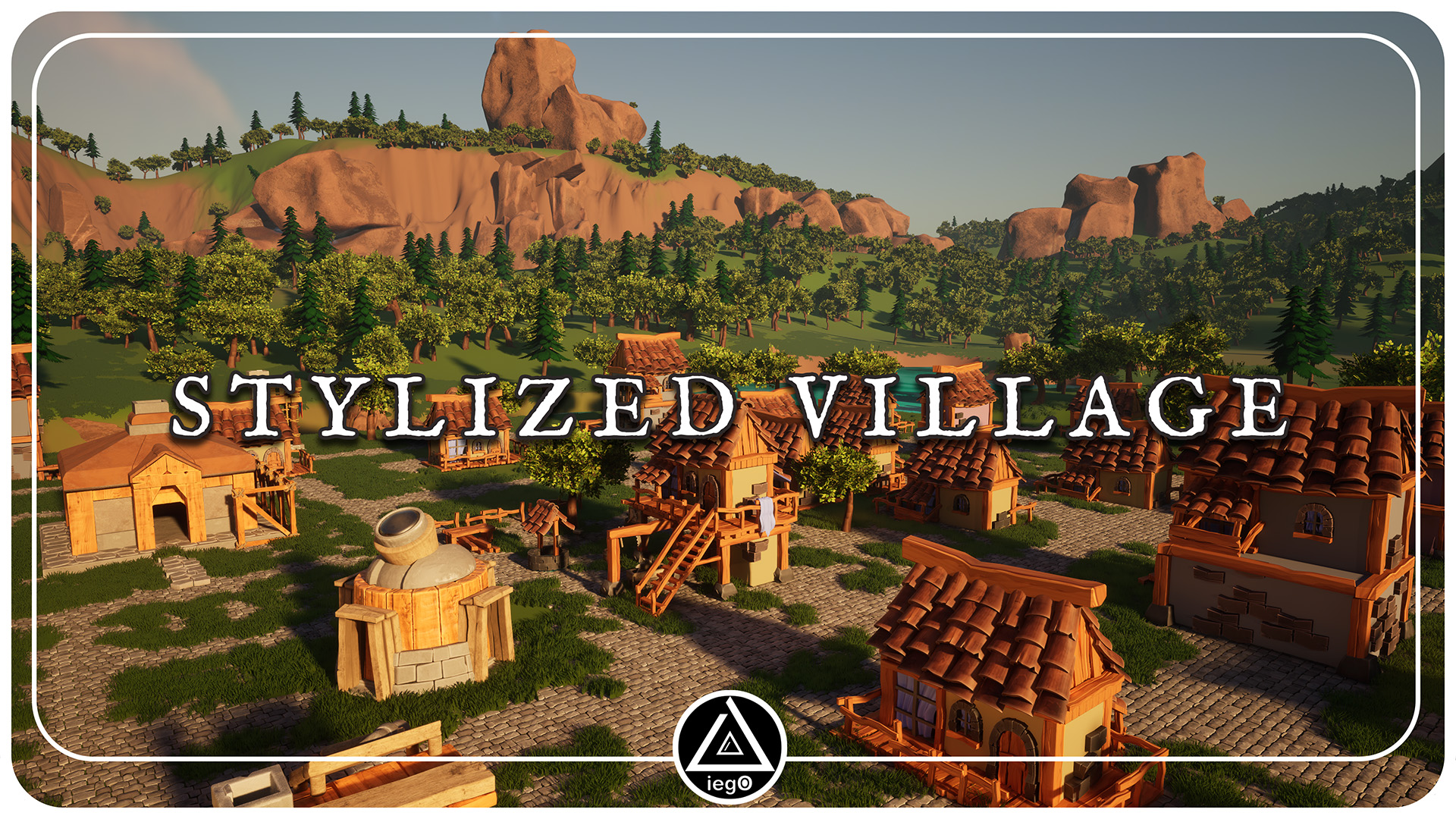 Stylized Medieval Village Environment | Fab