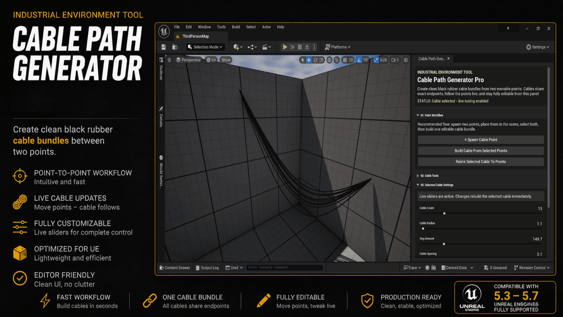 Cable Path Generator | Fab