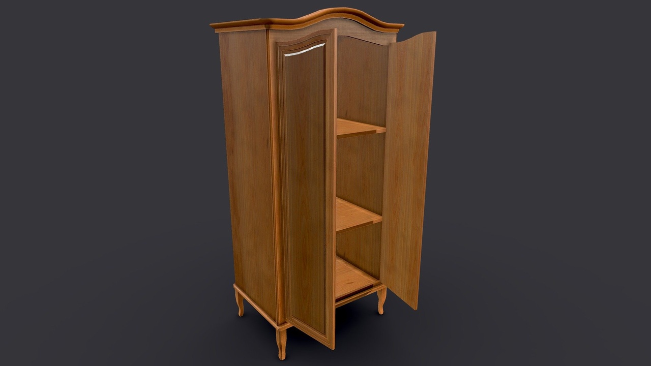 Media 1 for listing Open Wooden Cabinet
