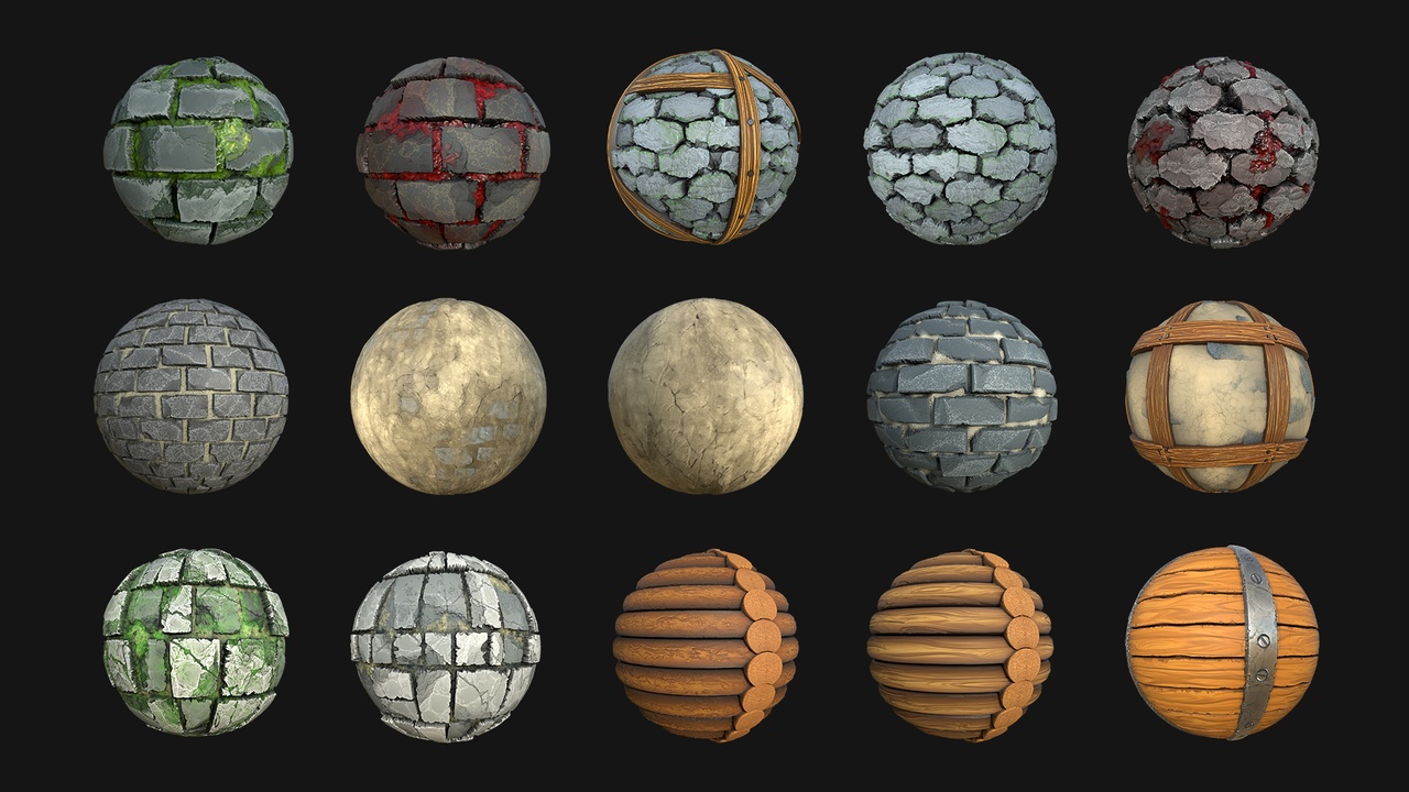 Media 1 for listing Pack Stylized Walls