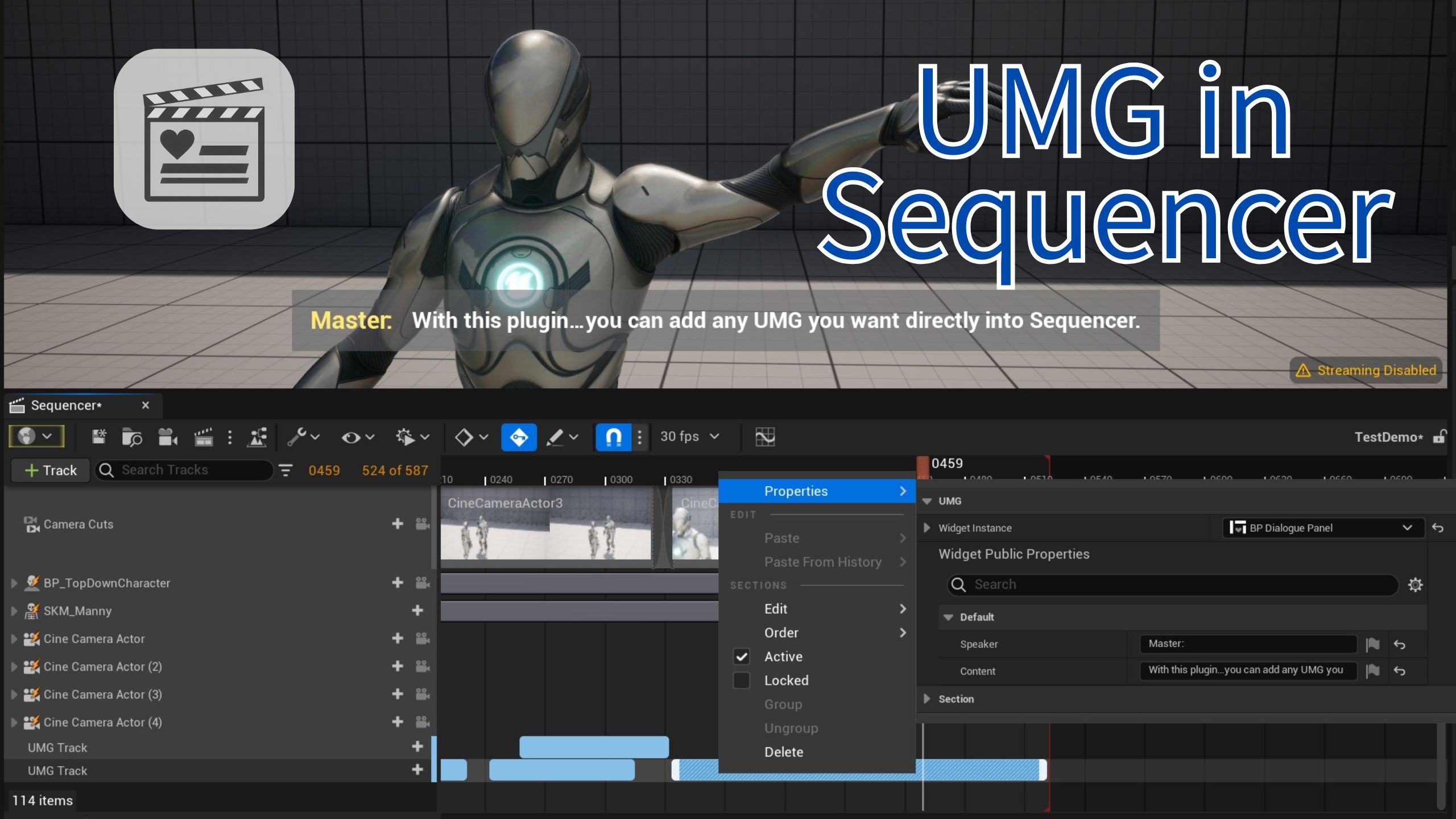 UMG in Sequencer | Fab