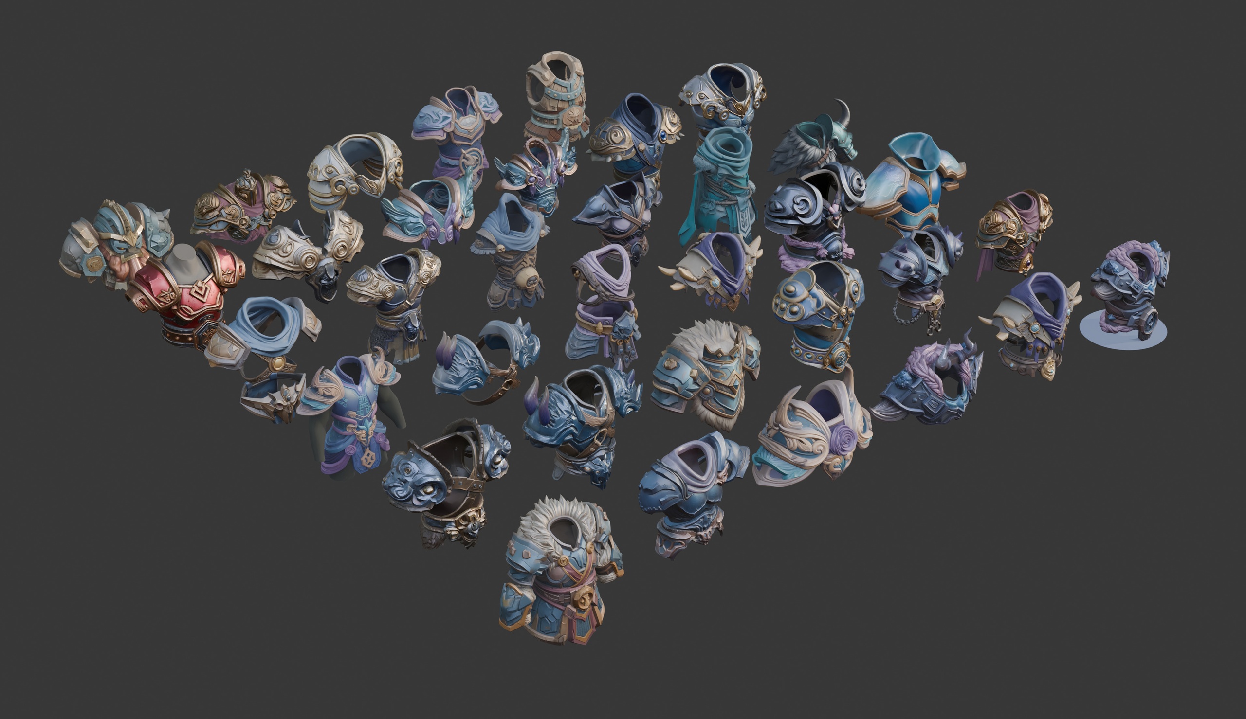 Media 1 for listing Stylized Armory 1 - cuirasses