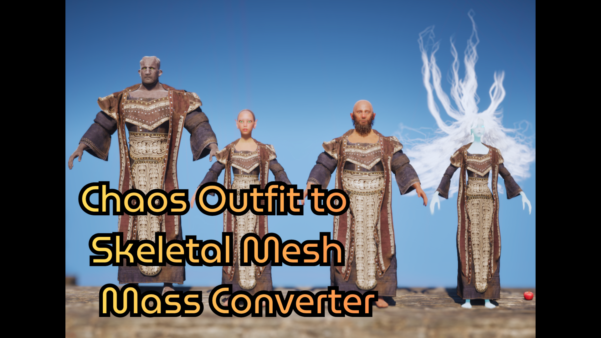 Chaos Outfit to Skeletal Mesh Mass Converter | Fab