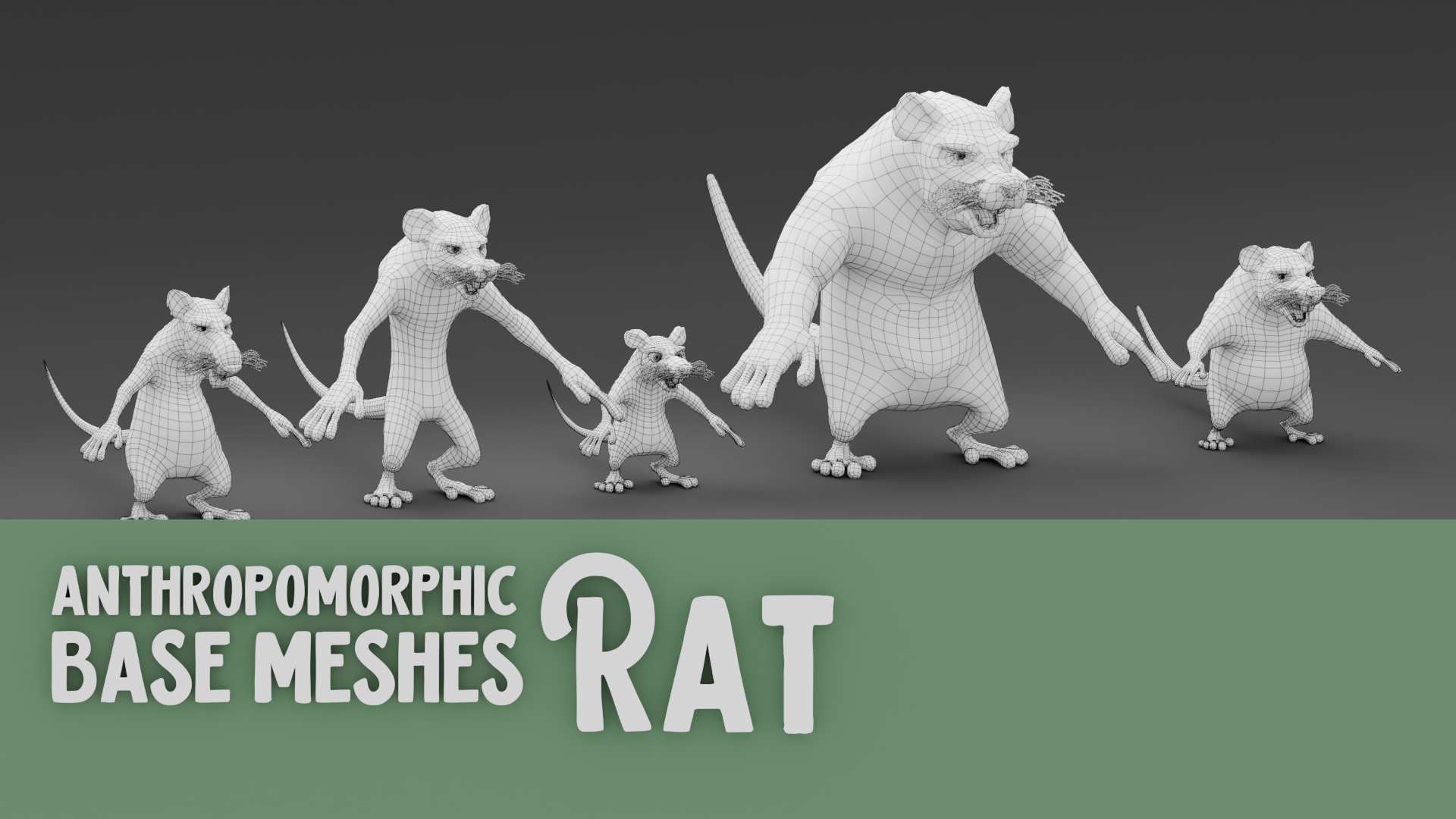 Anthro Rat Basemesh Collection | Fab