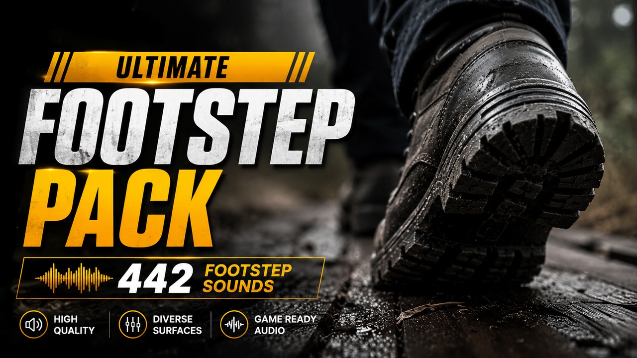 Media 1 for listing Ultimate Footsteps Pack