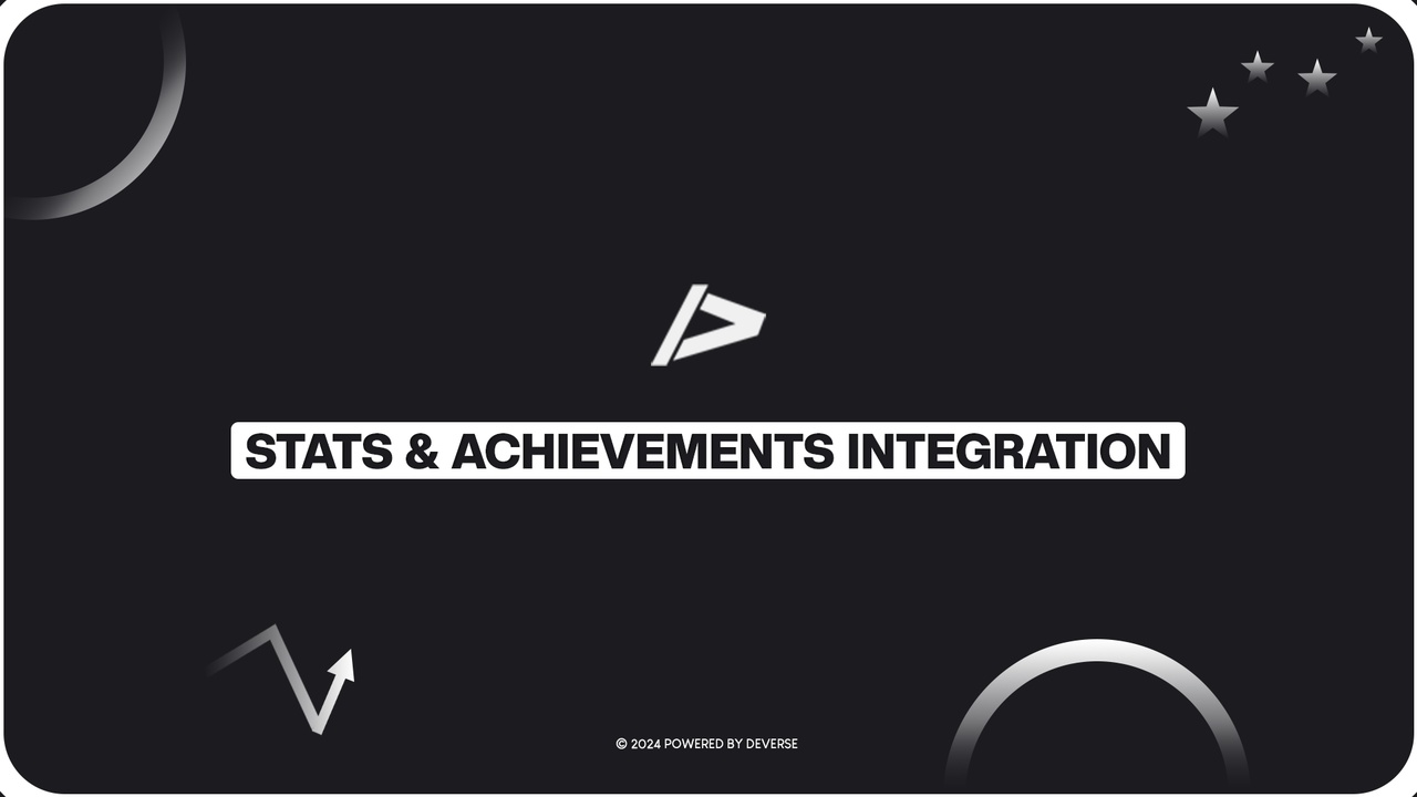 Stats & Achievements Integration 제품 등록을 위한 미디어 1개