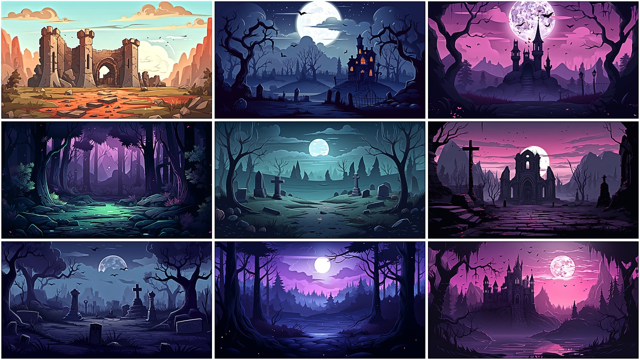 Media 1 for listing BACKGROUND - Simple Gothic 1