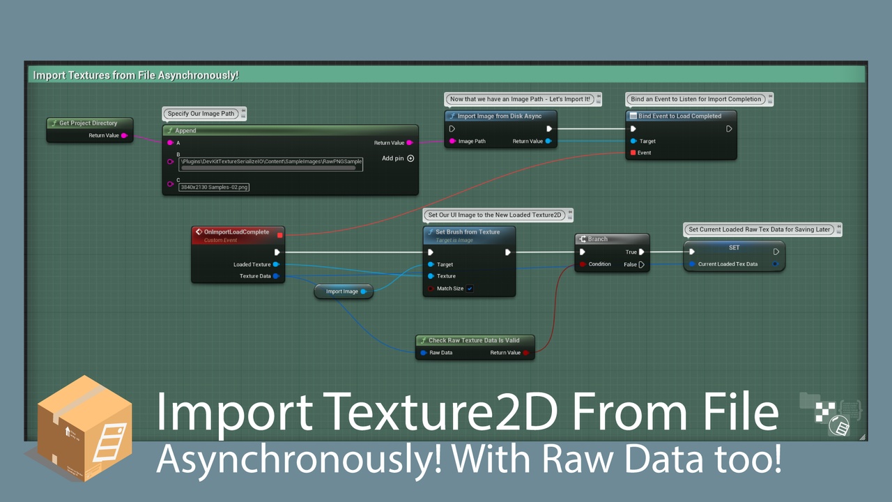DevKit - Runtime Texture Import and Serialize IO