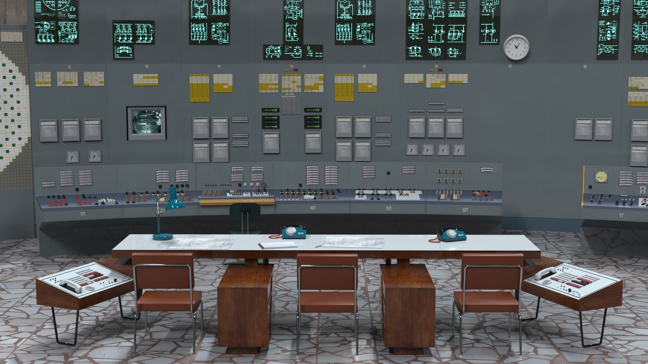 Media 1 for listing Chernobyl control room Unit 4