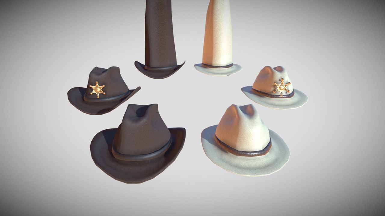 Media 1 for listing Cowboy Hats