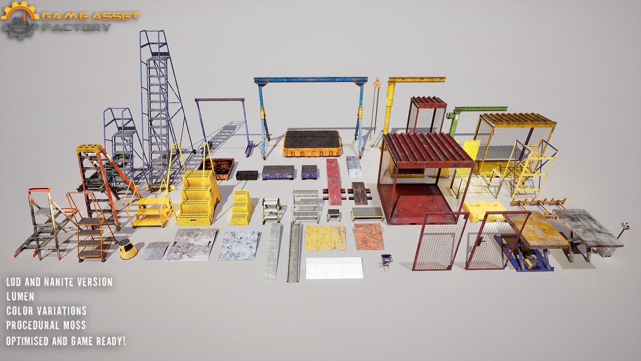 Media 1 for listing Industrial Props Vol4