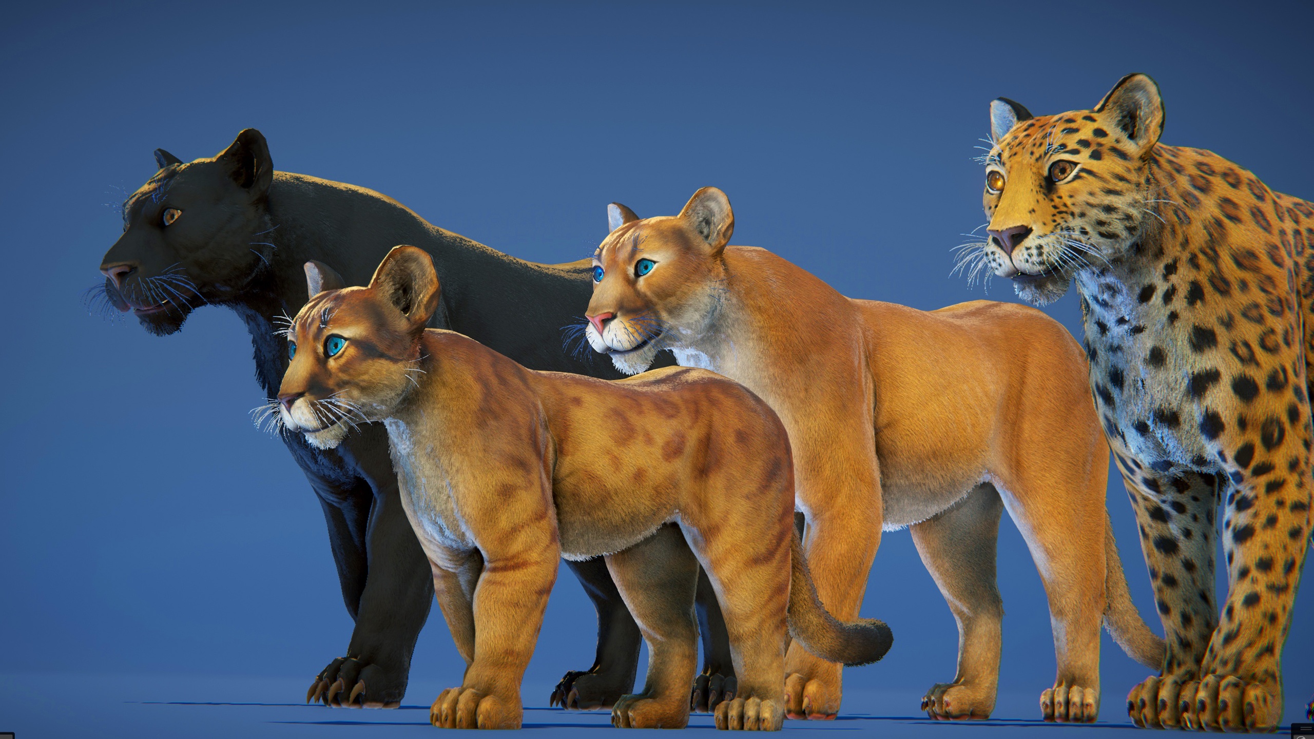 Media 1 for listing Realistic Cougar - Panther - Leopard