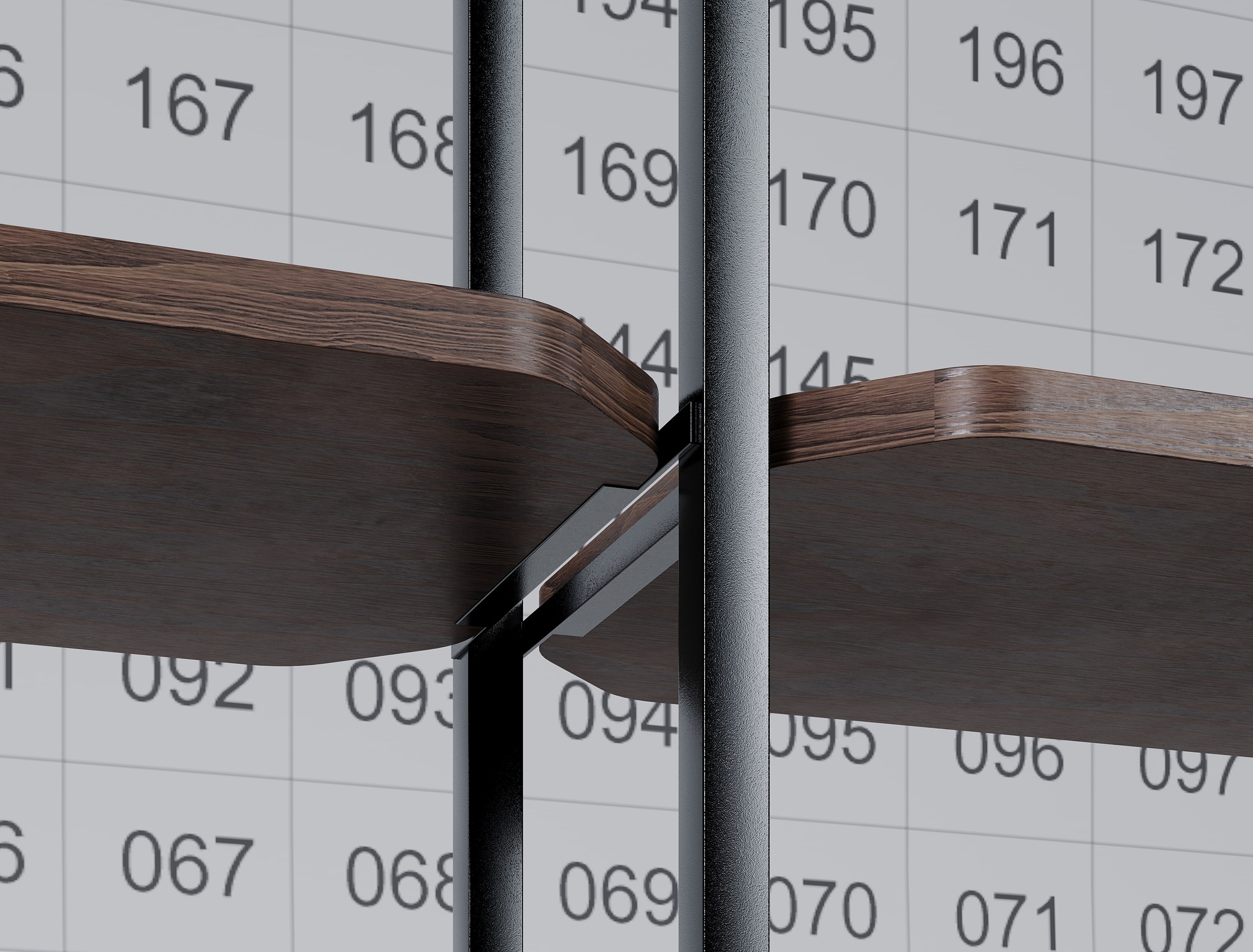 Media 1 for listing 📚 Charlotte-Style Modular Bookcase 3D Model Pack | Elegant Modern Shelving