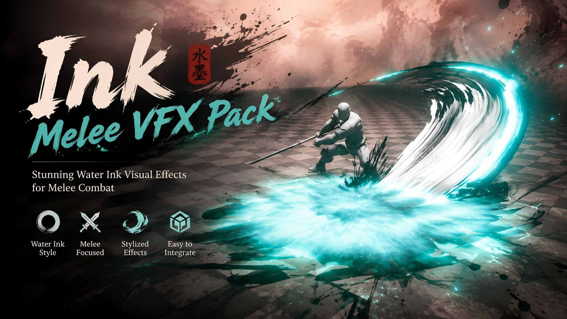 Ink Sword Ink Melee VFX Pack | Fab