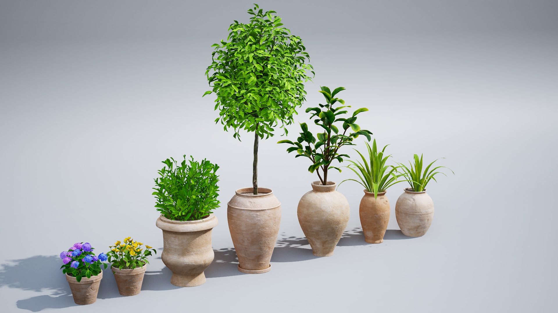 Media 1 for listing Foliage and Flowerpots Mini Pack