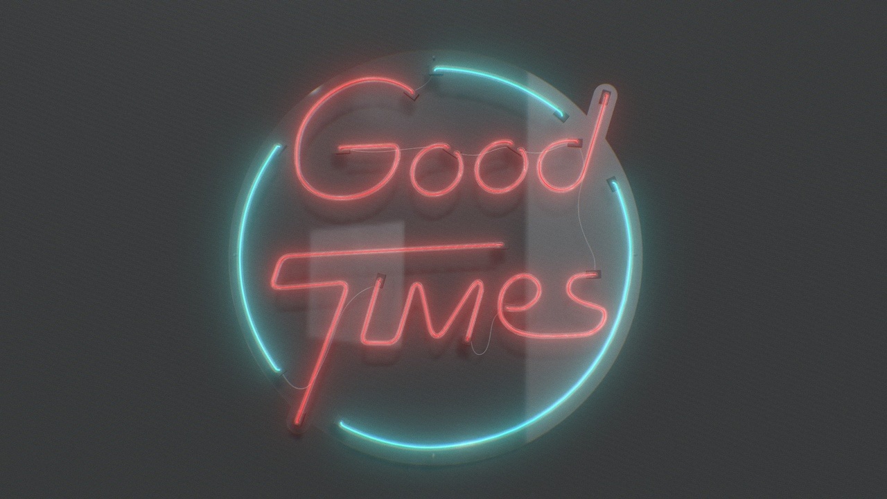 Media 1 for listing Good Times - Neon Sign