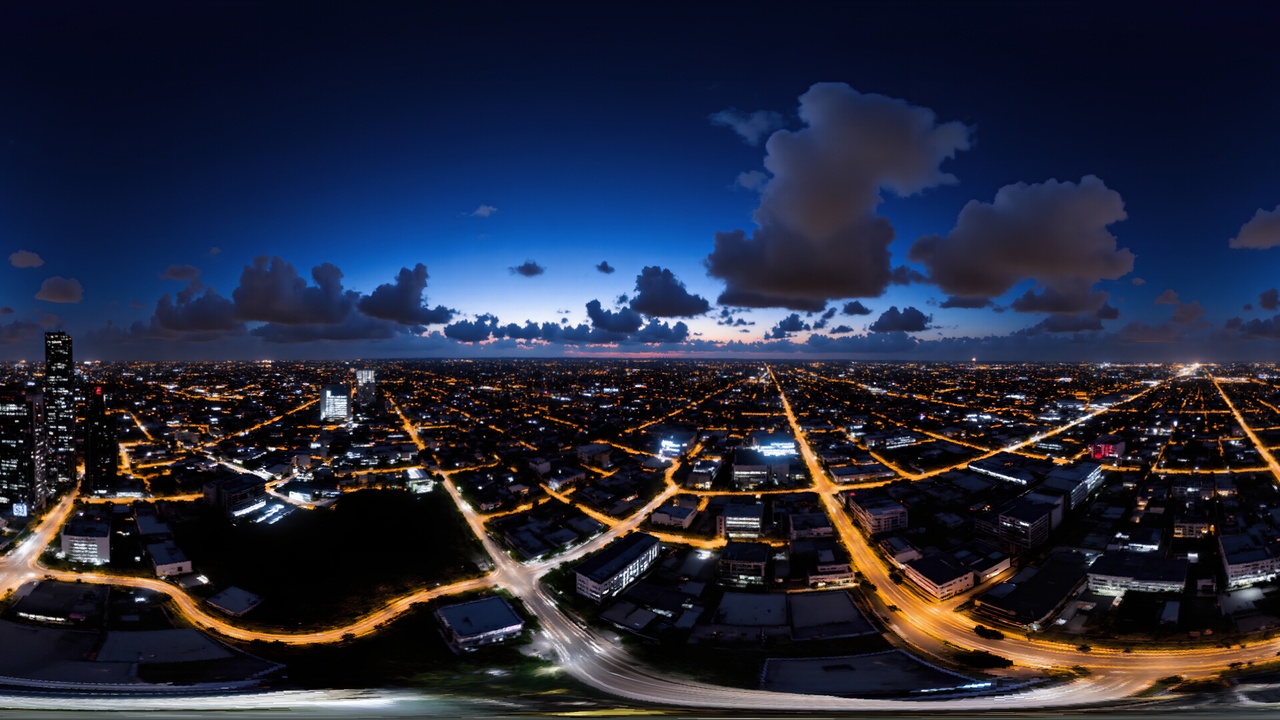 Medios 1 para el artículo HDRI Aerial Night Cityscapes