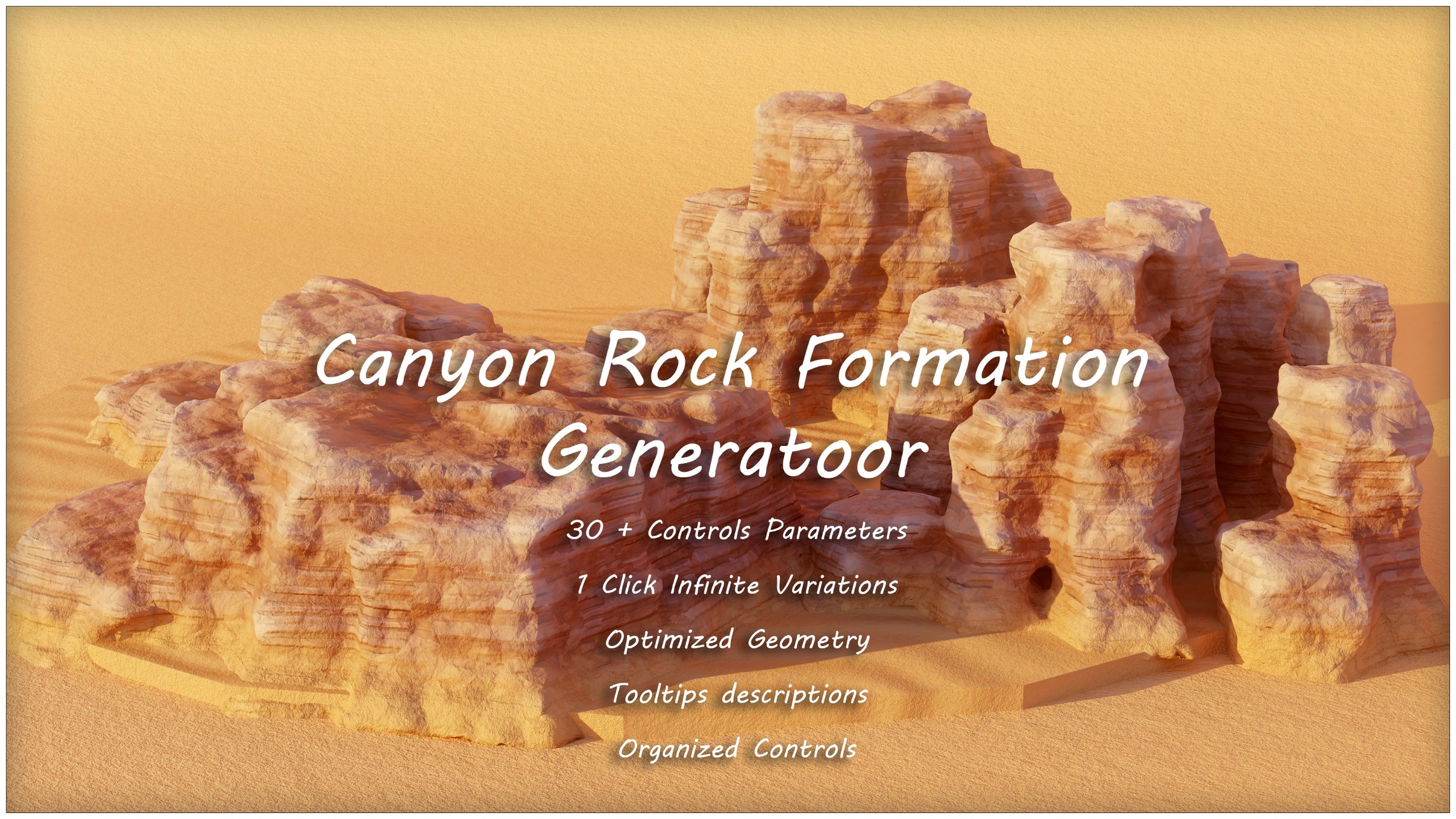 Media 1 for listing Canyon Rock Formation Generator