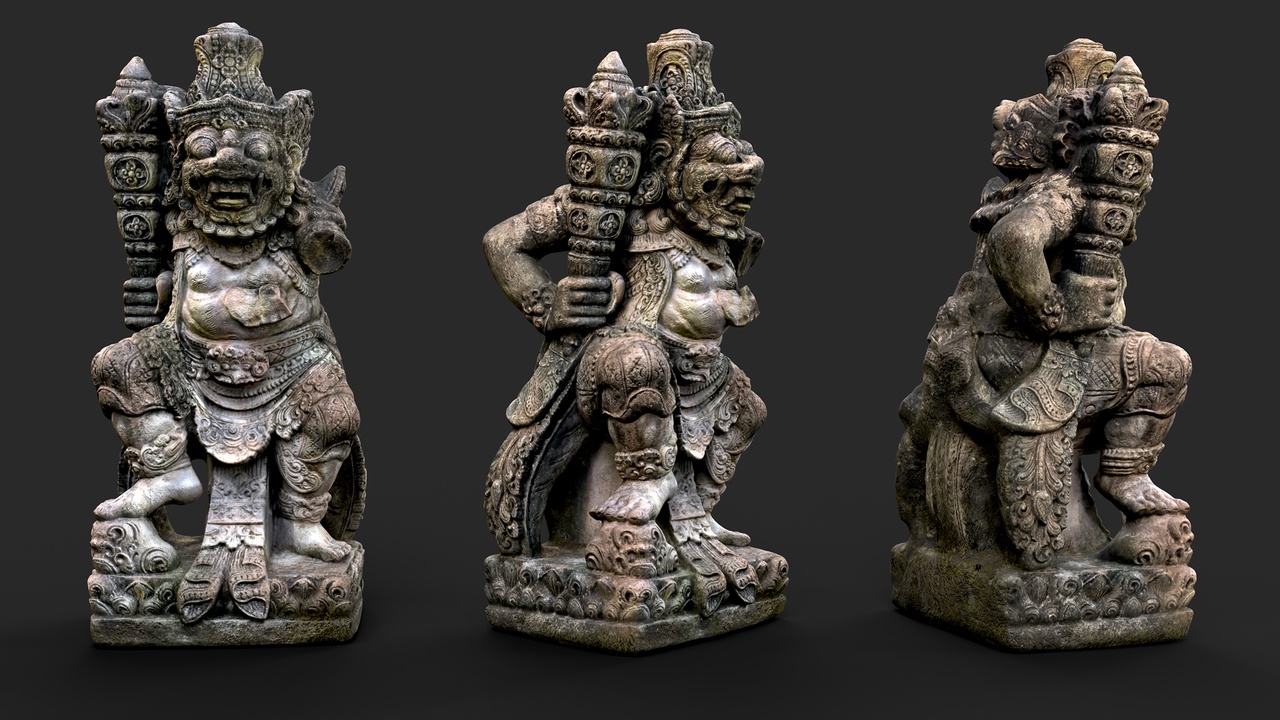 Balinese Stone Statue 제품 등록을 위한 미디어 1개