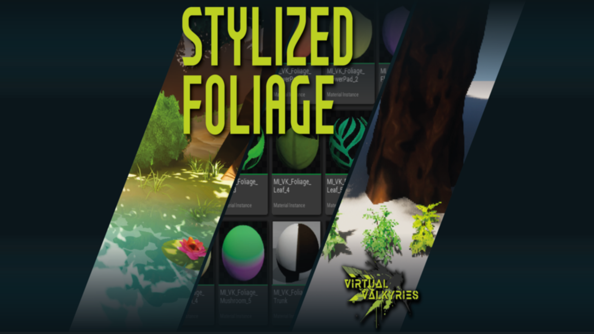 Stylized Dynamic Foliage Pack | Fab