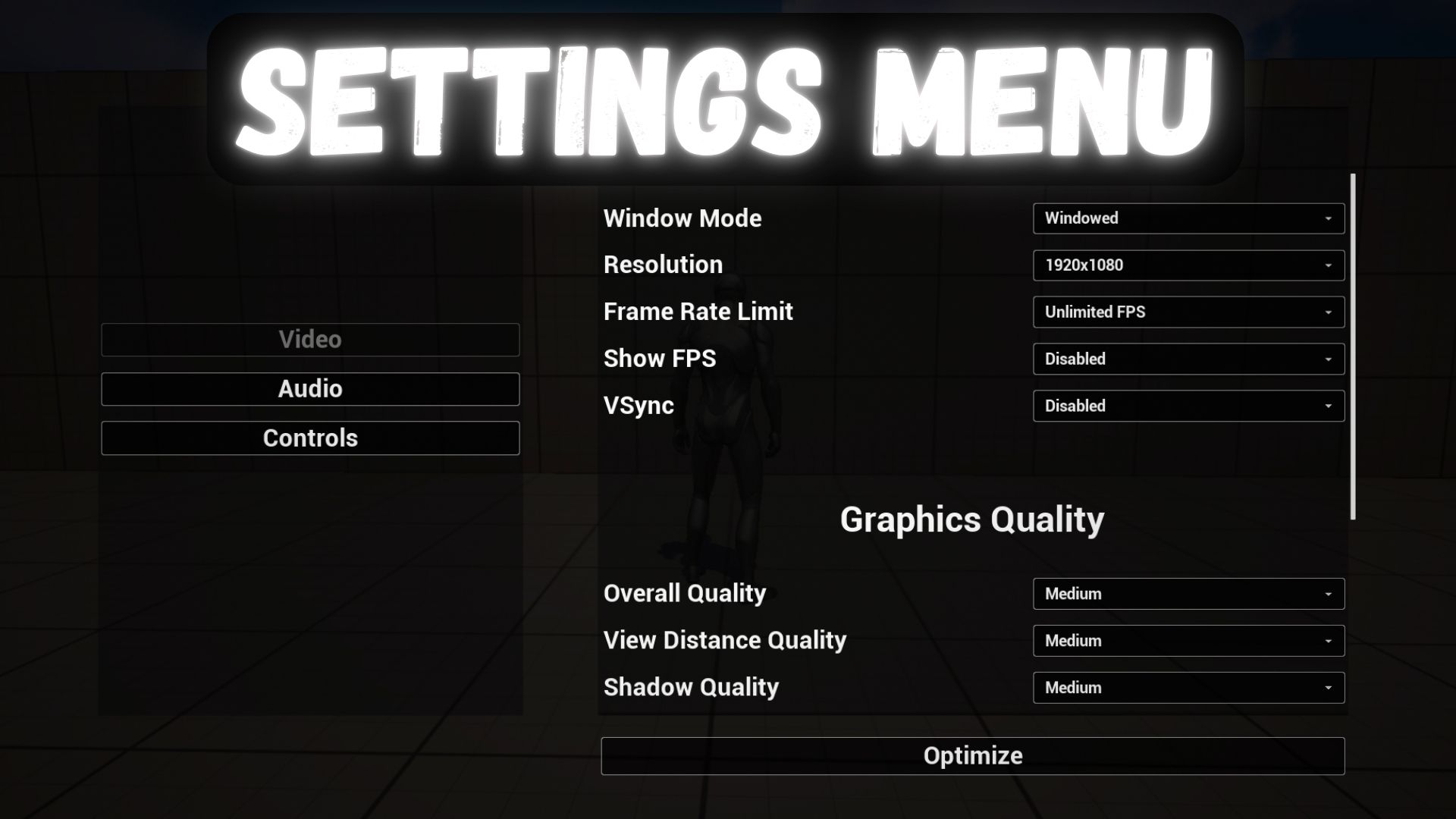 Best Setting Menu Simple Settings Menu | Fab