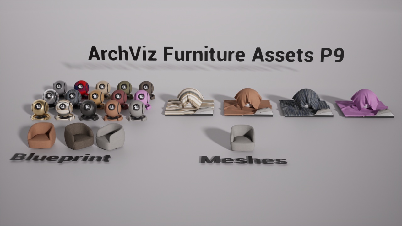 Media 1 for listing ArchViz Furniture Assets P9