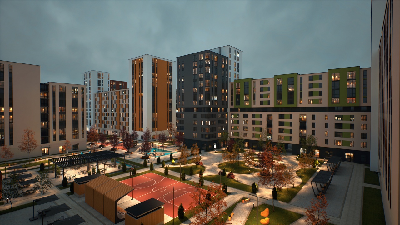 Media 1 for listing Apartment Complex – Archviz & Game Environment