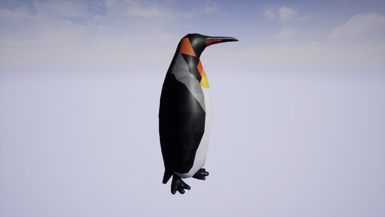 Media 1 for listing Stylized Polygon Penguin