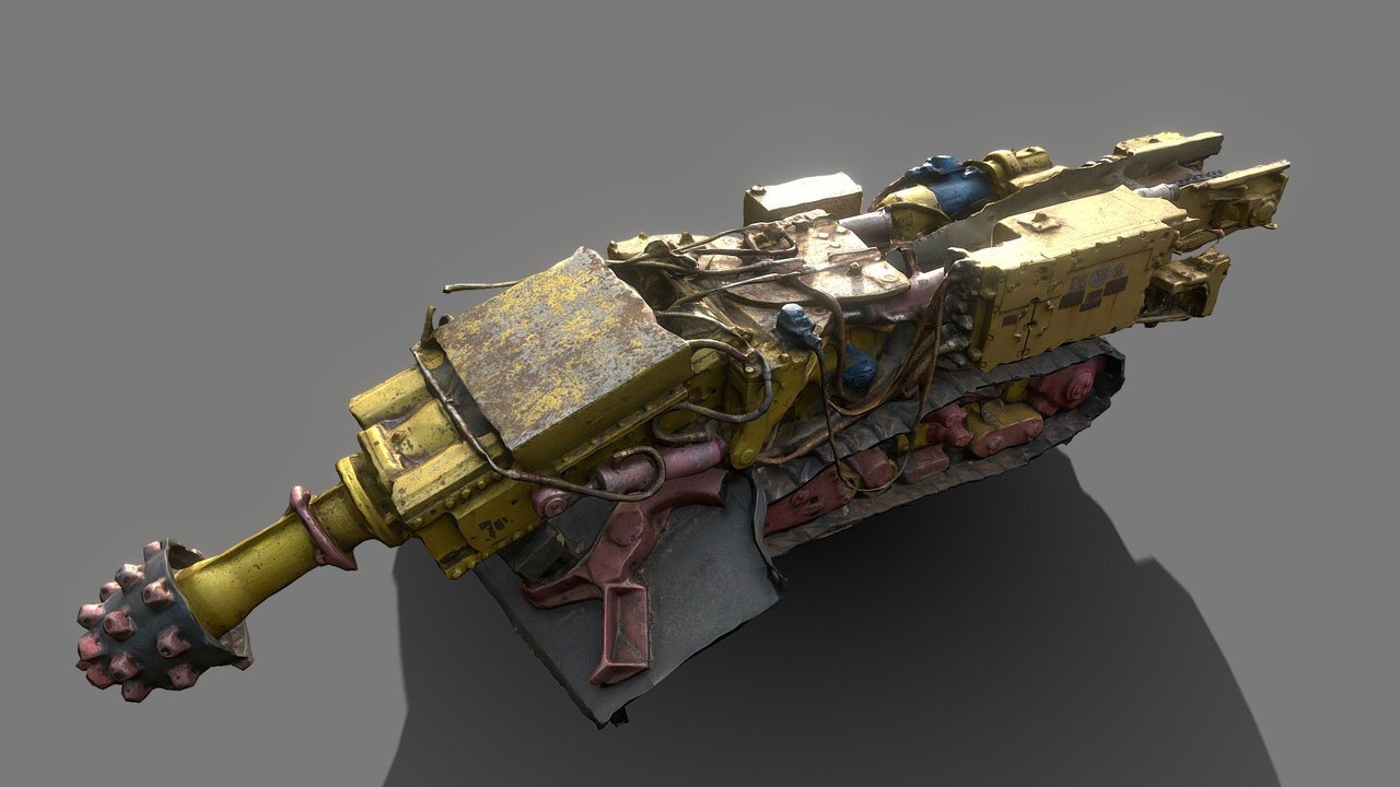 Media 1 for listing Mining Drill Machine - 8K textures
