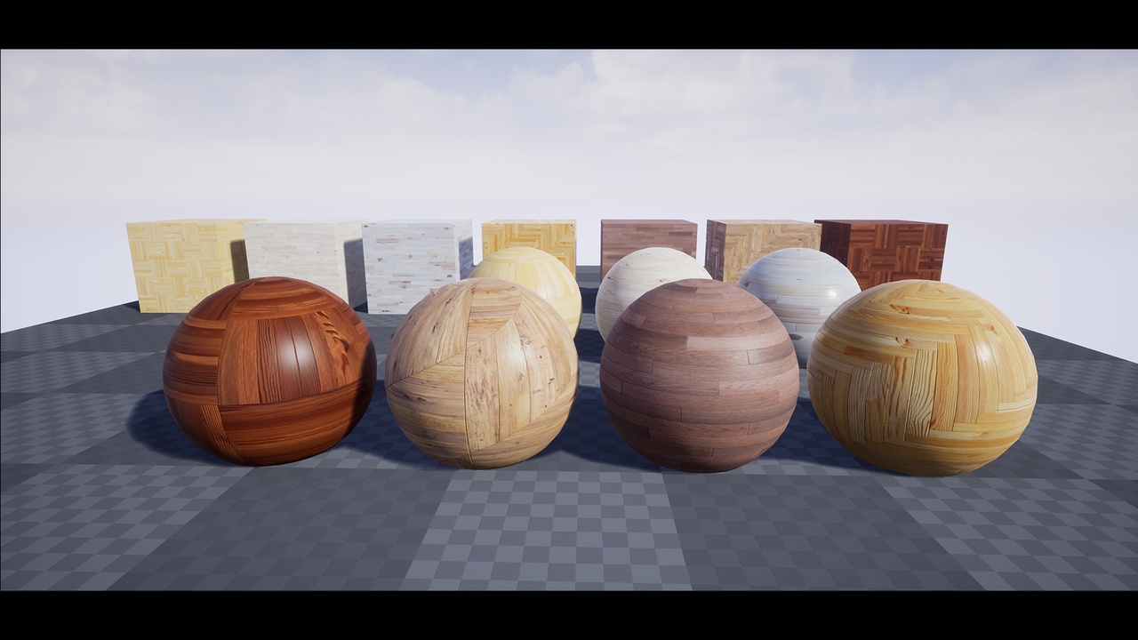 出品Procedural Wood Parquet Materialのメディア1