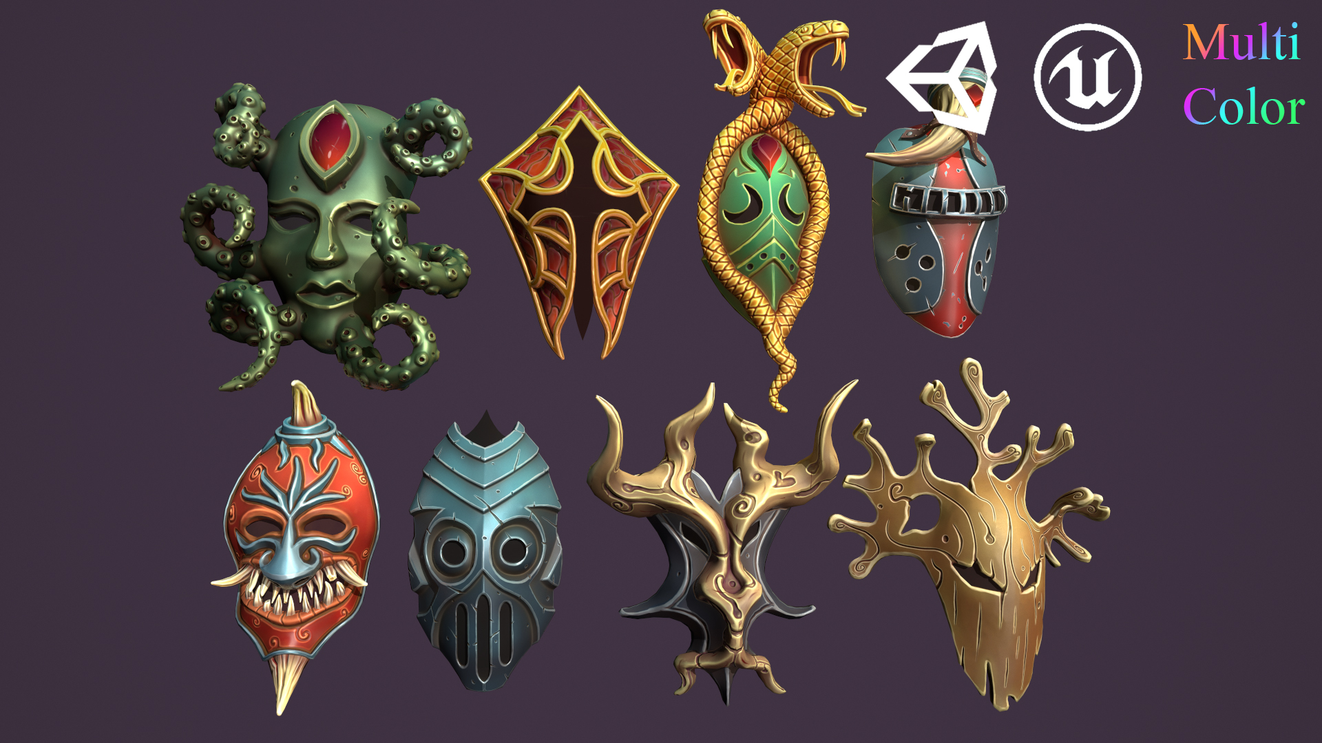 Fantasy masks | Fab