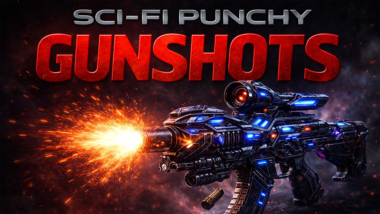 Media 1 for listing Sci-Fi Punchy Gunshots