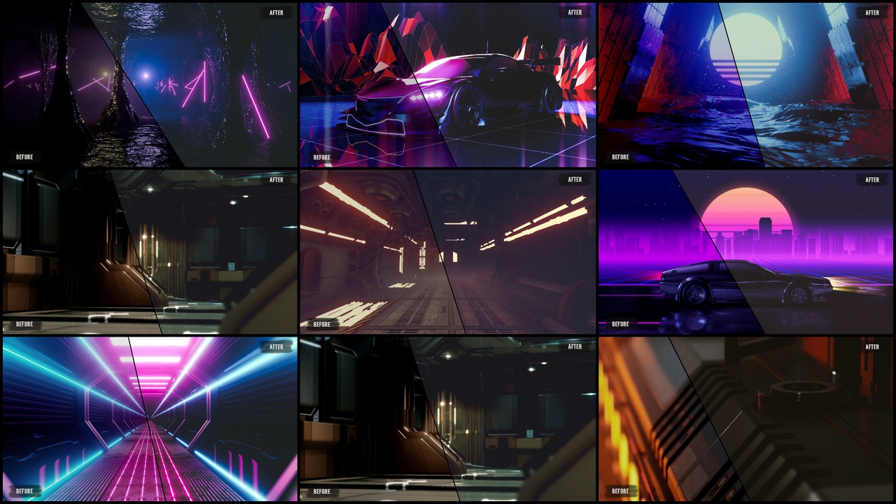 Media 1 for listing 500+ Ultimate LUTs Pack - Post-Processing Filters