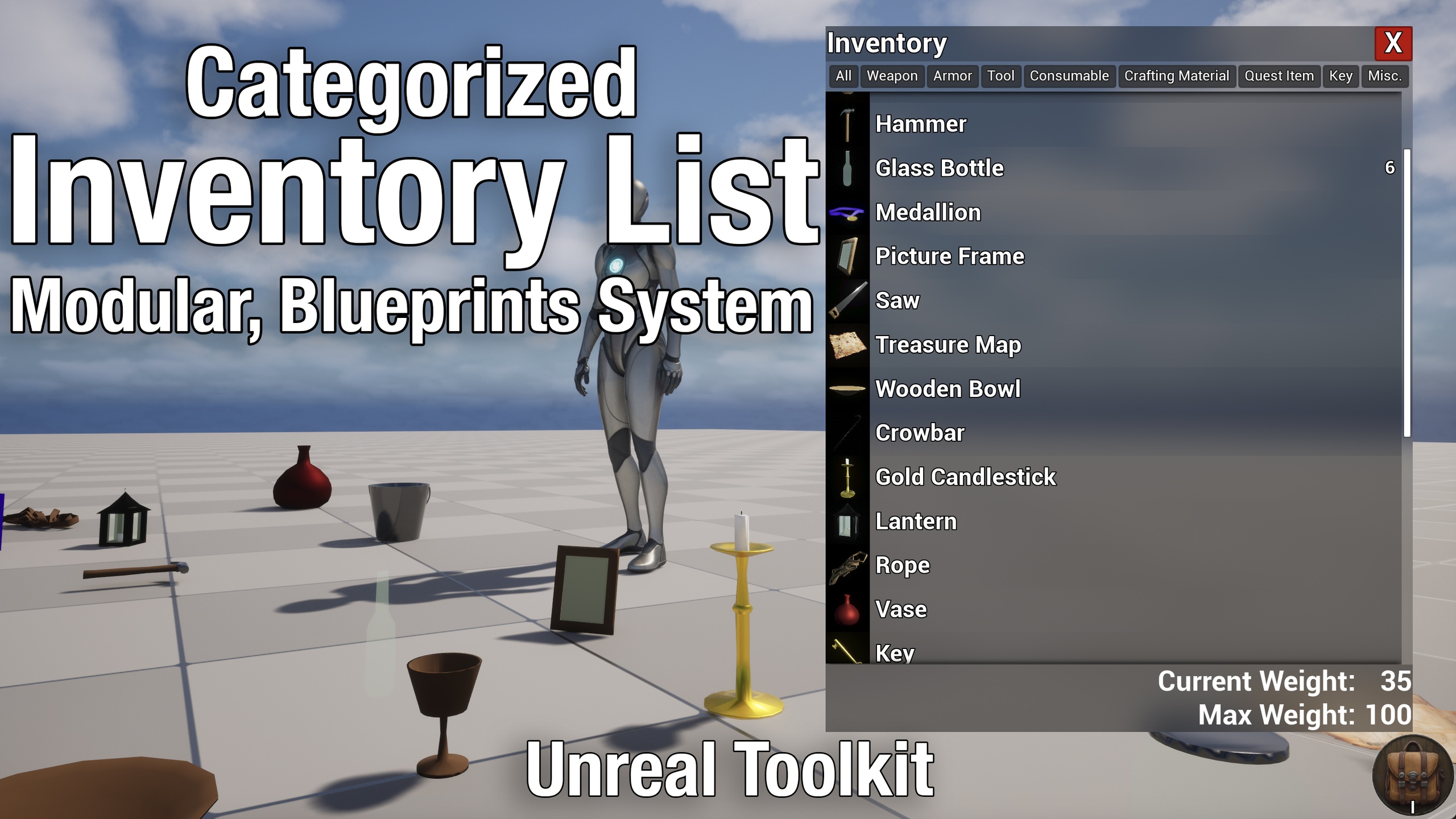 Media 1 for listing Categorized Inventory List