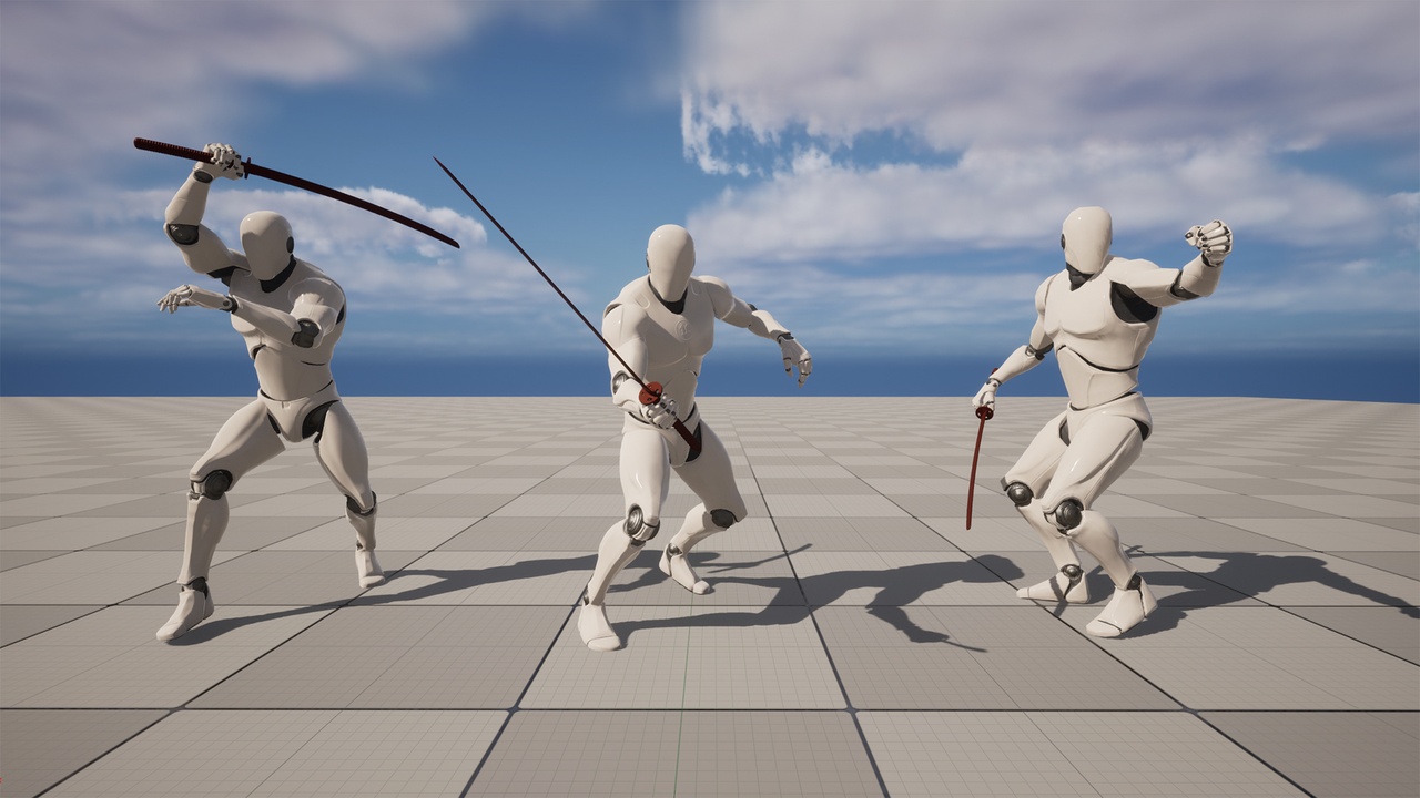 商品 Dynamic Katana Sword Combat Animations V3 的媒体 1