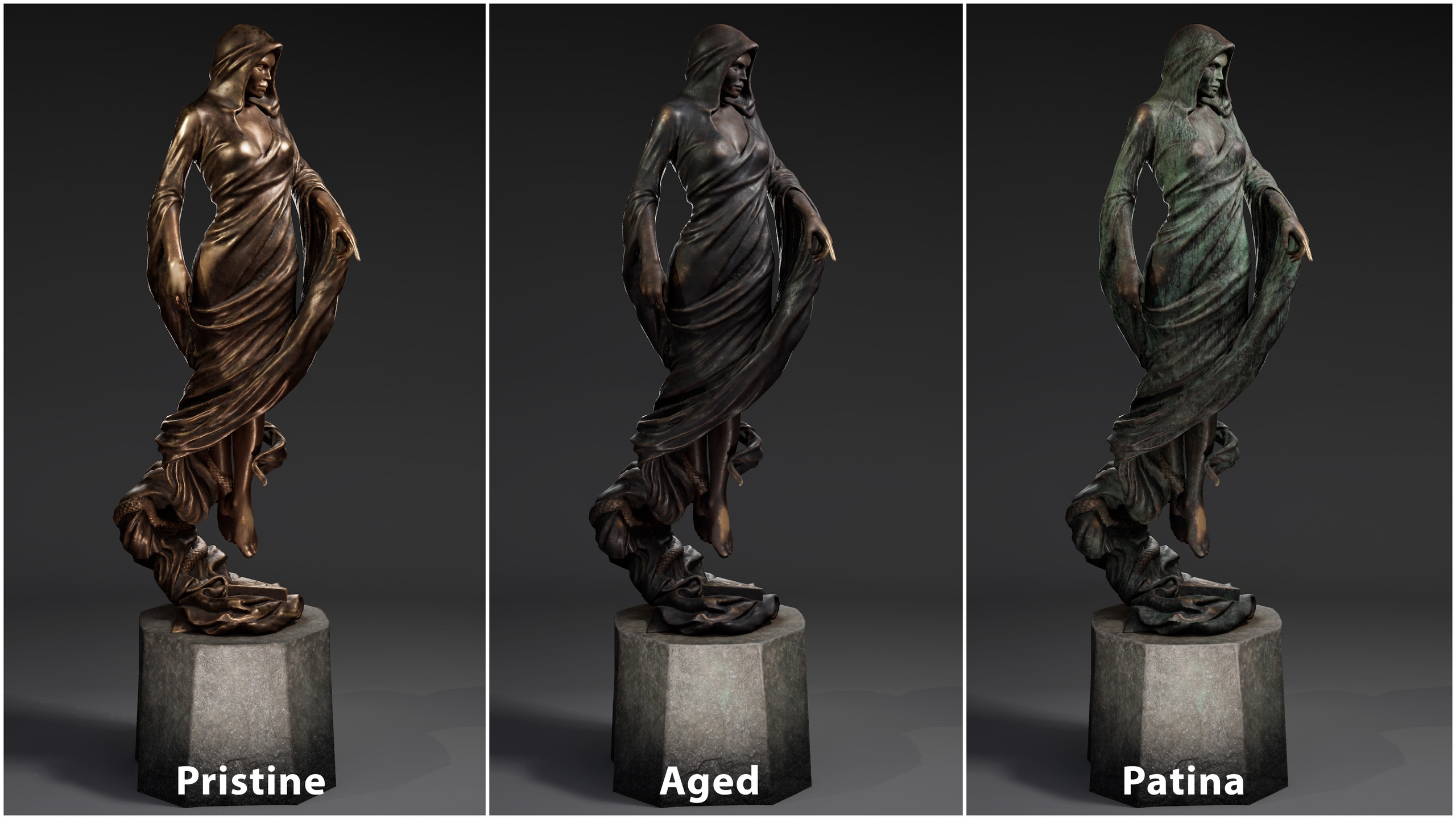 Media 1 for listing Lilith Bronze Statue