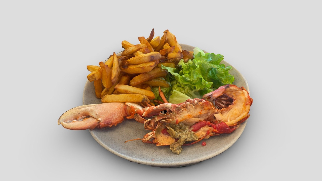 Media 1 for listing Lobster with fries