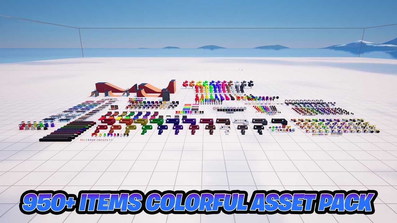 Media 1 for listing 950+ Colorful 3D Models Pack