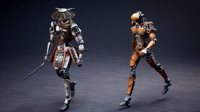 Sci Fi Samurai Rustning