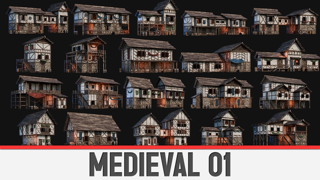 Media 1 for listing MEDIEVAL 01 with INTERIORS 4K PBR