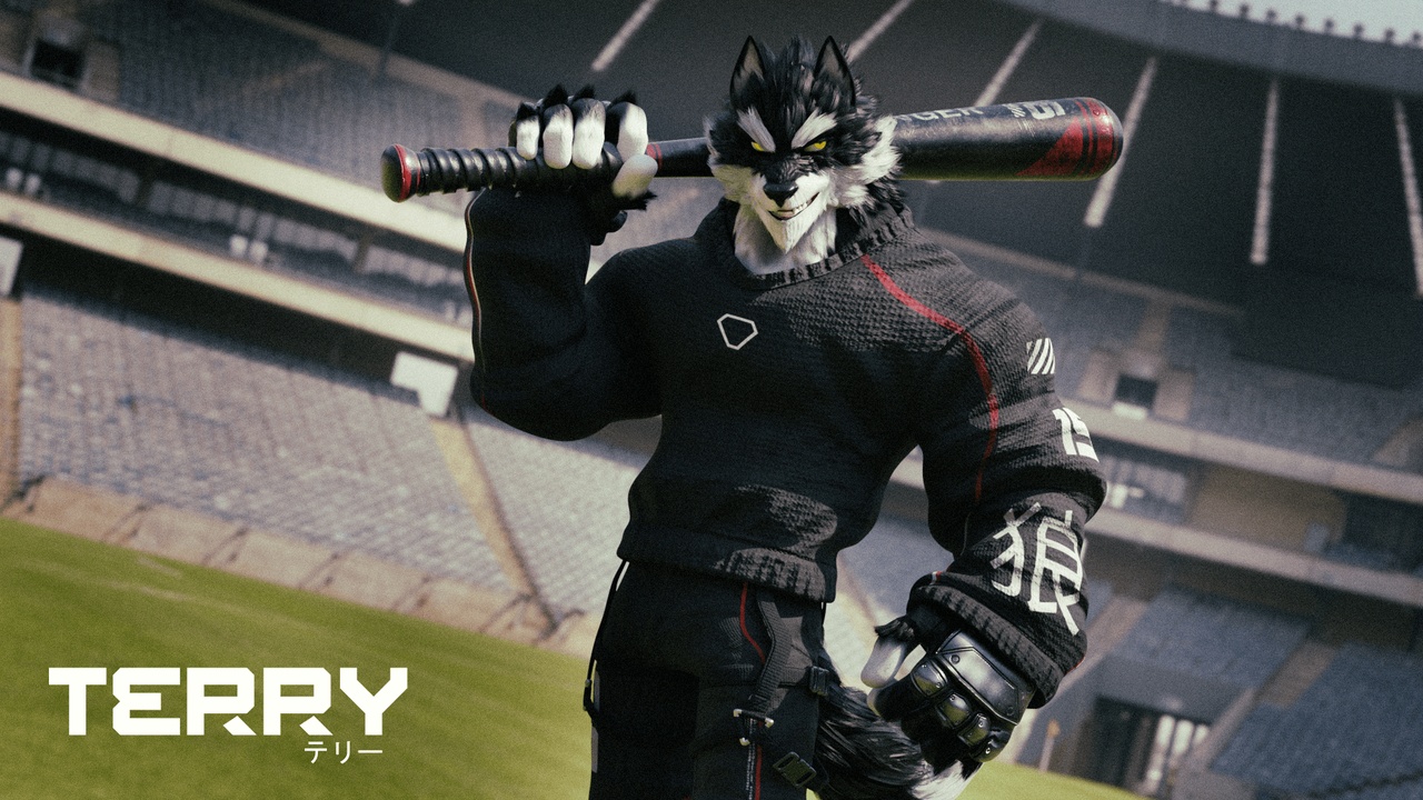 Media 1 for listing Stylized Male Furry Game Character - Terry