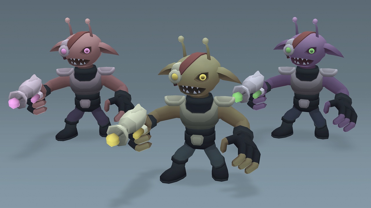 Media 1 for listing Stylized - AlienSoldier
