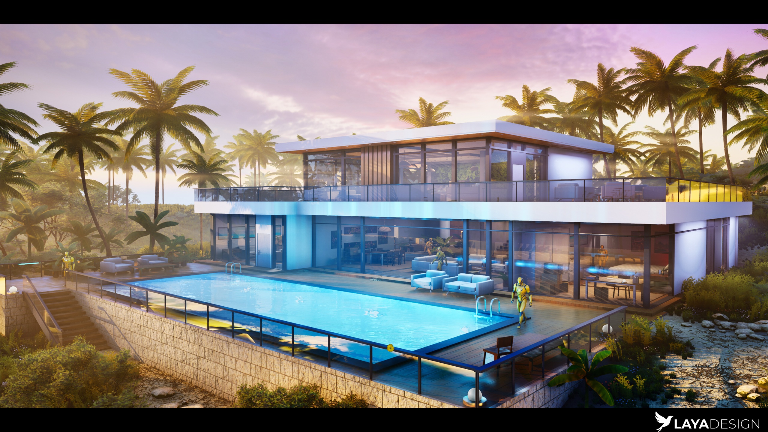 Media 1 for listing Modern Villa Modular Kit / Tropical House