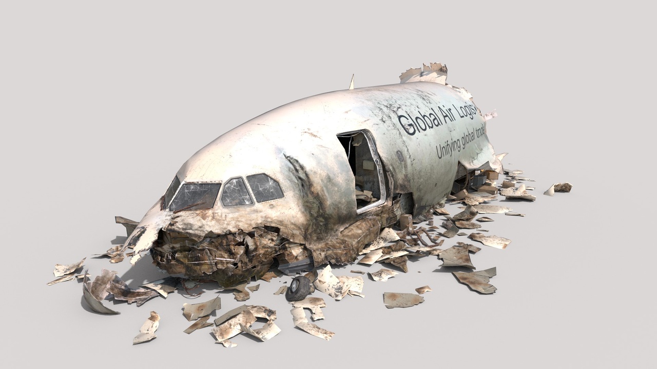 Media 1 for listing Plane Crash Wreckage