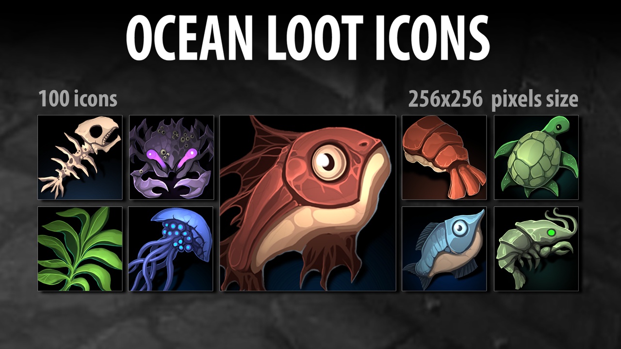 Media 1 for listing Ocean Loot Icons
