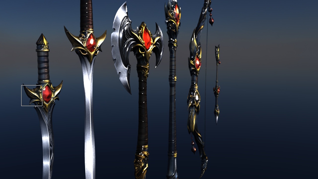 Dark Fantasy Weapon Pack | Fab