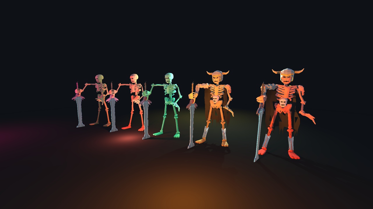 Media 1 for listing Skeleton Boss - Lowpoly